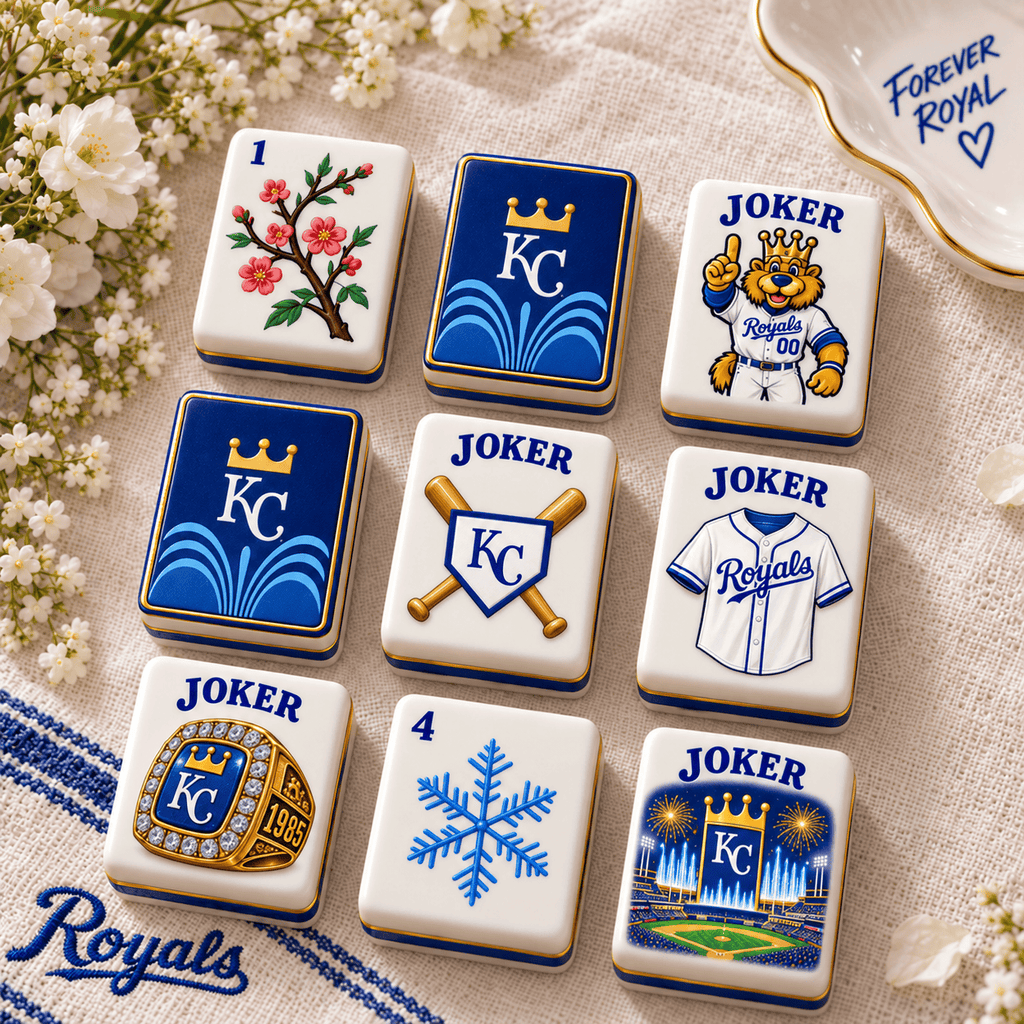Premium KCR Mahjong Tiles Set TTMH