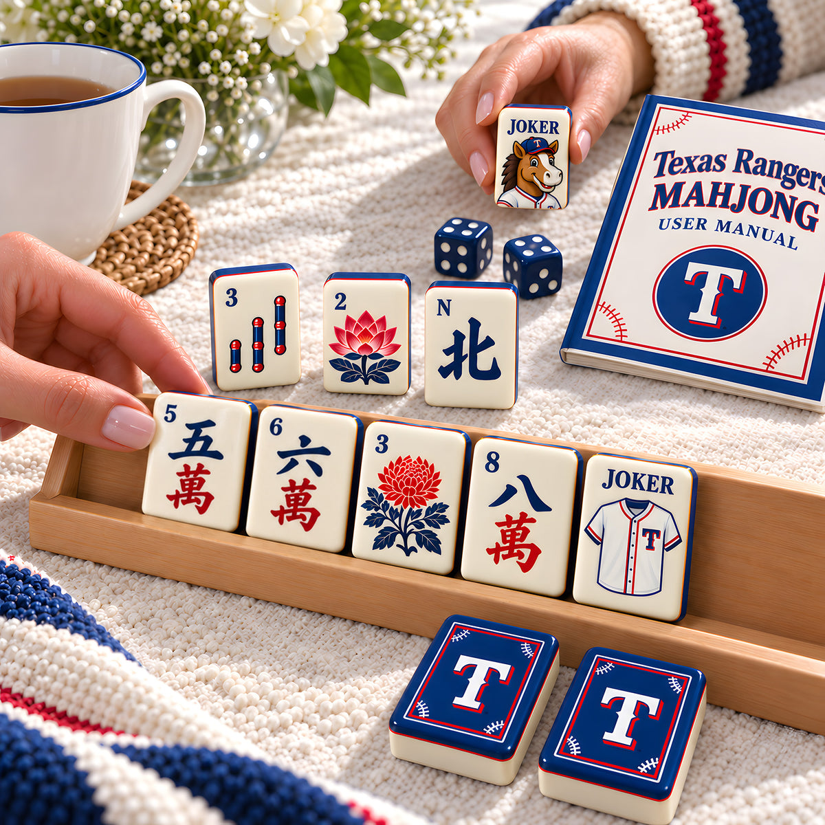 Premium TXG Mahjong Tiles Set PVNA